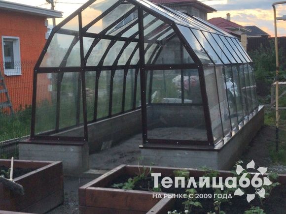 Теплица Рада Нева под стекло, ширина 2.65 метра (Калькулятор теплицы)